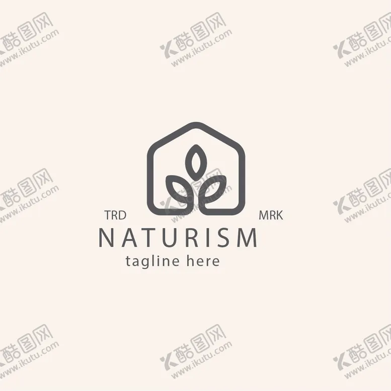 编号：60748910010438578956【酷图网】源文件下载-植物logo
