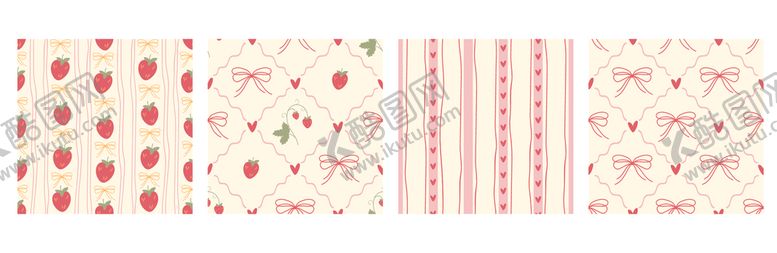 编号：91826604242000213742【酷图网】源文件下载-草莓图案背景