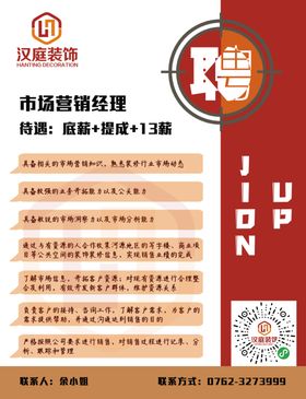 招聘海报