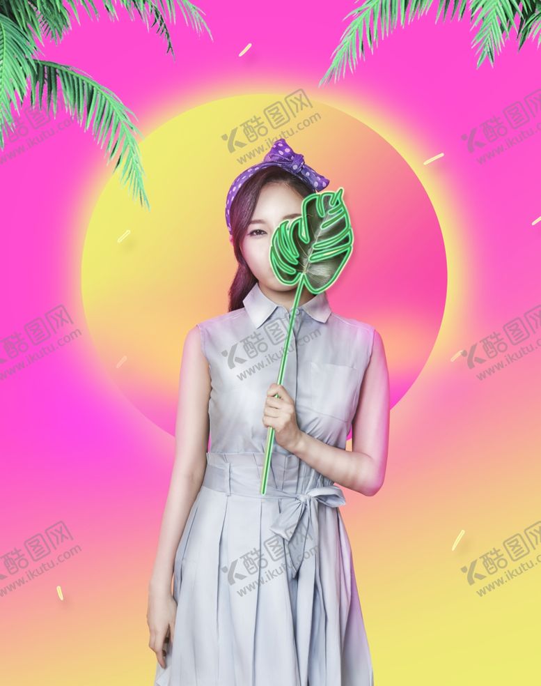 编号：95914810200544316229【酷图网】源文件下载-韩国夏日女装