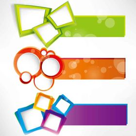 对话框横幅展板海报模板时尚