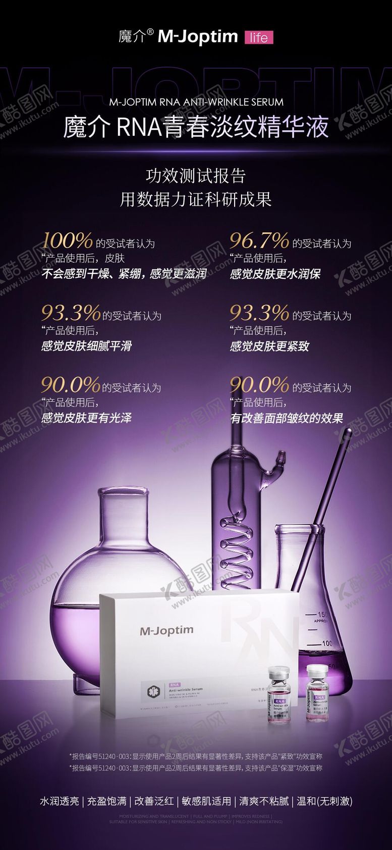 编号：84014309112343184657【酷图网】源文件下载-小紫瓶精华液护肤海报