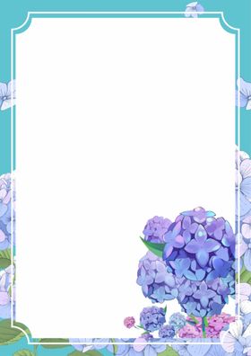 绣球花海报