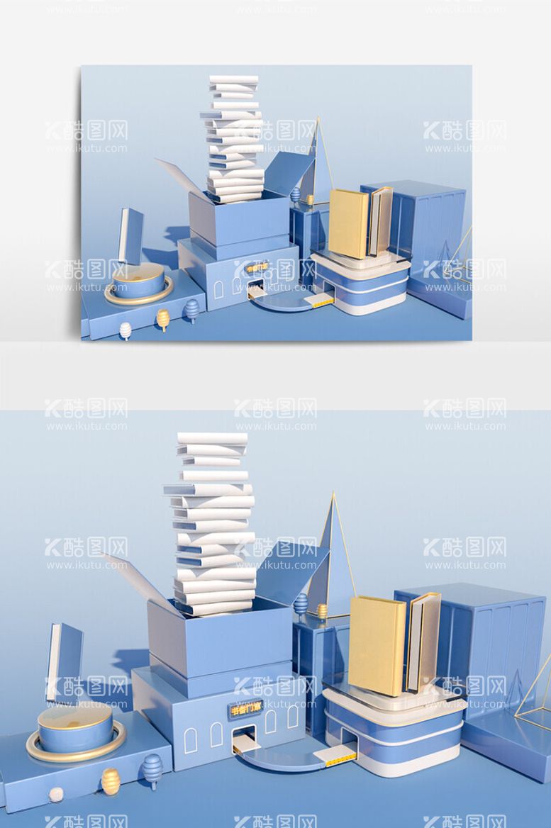 编号：41157011240924247456【酷图网】源文件下载-C4D装置艺术模型