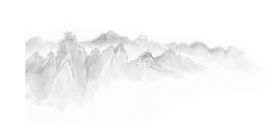 中国风山水水墨画插画背景素材