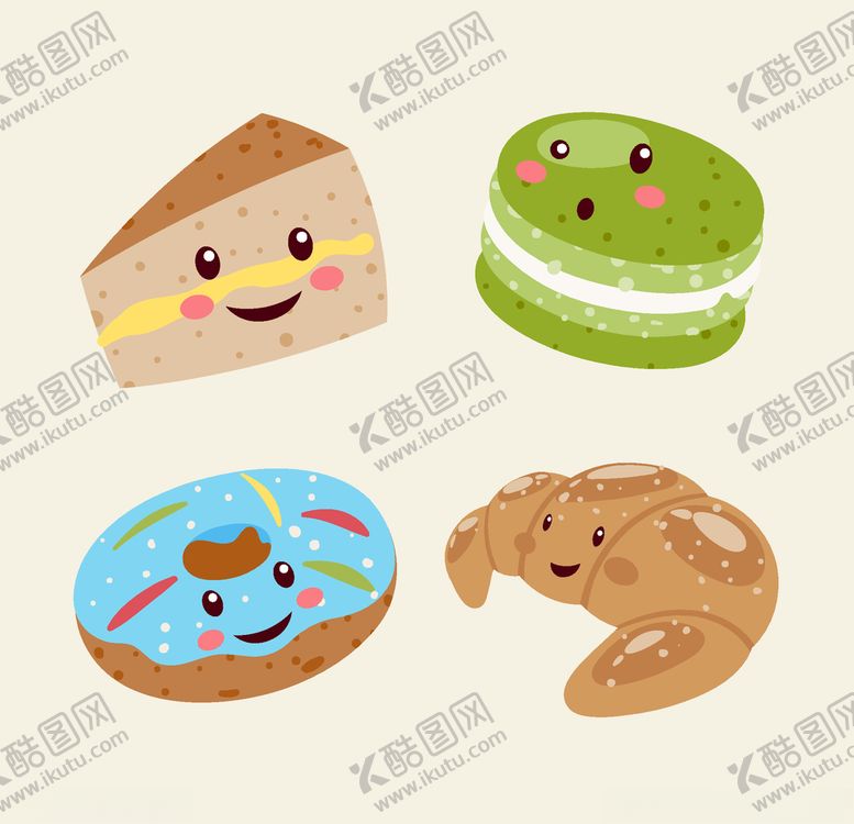 编号：55642409171101275681【酷图网】源文件下载-可爱食物