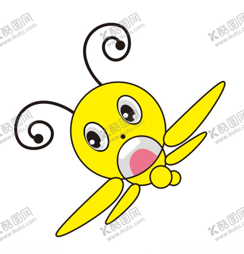 编号：60927905061525338971【酷图网】源文件下载-卡通小昆虫小蜜蜂
