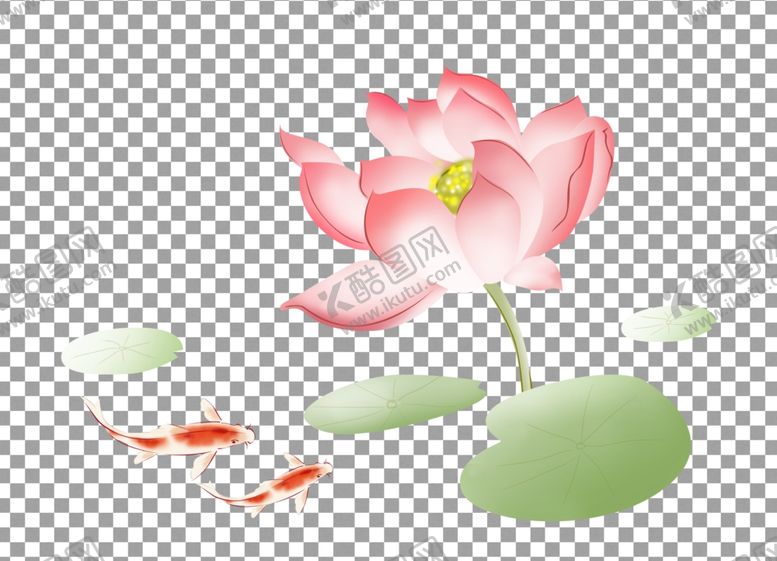 编号：60510103291110118921【酷图网】源文件下载-透明底荷花