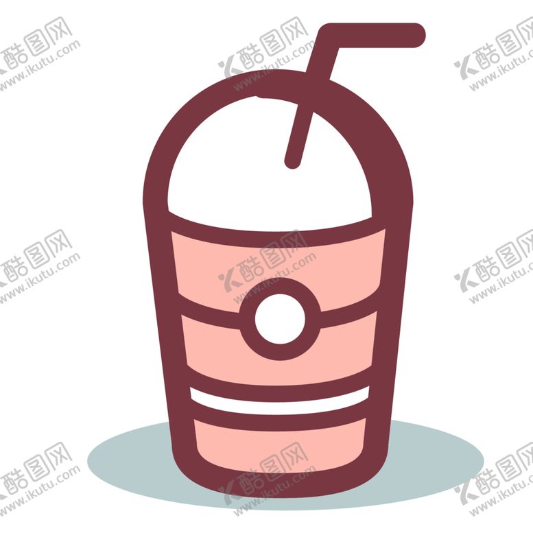 编号：60737807121926364812【酷图网】源文件下载-奶茶美食图标标志图形装饰素材