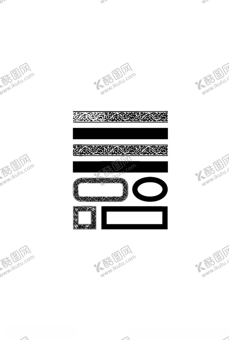 编号：47200304300503216262【酷图网】源文件下载-中西式雕花
