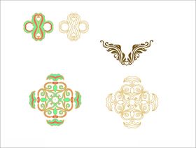 矢量花纹