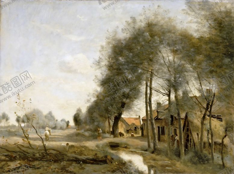 编号：99897409141957014352【酷图网】源文件下载-复古风景油画