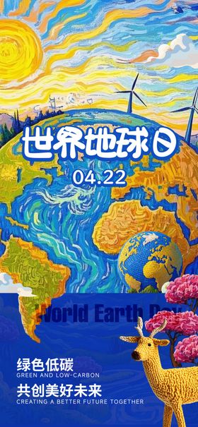 世界地球日海报