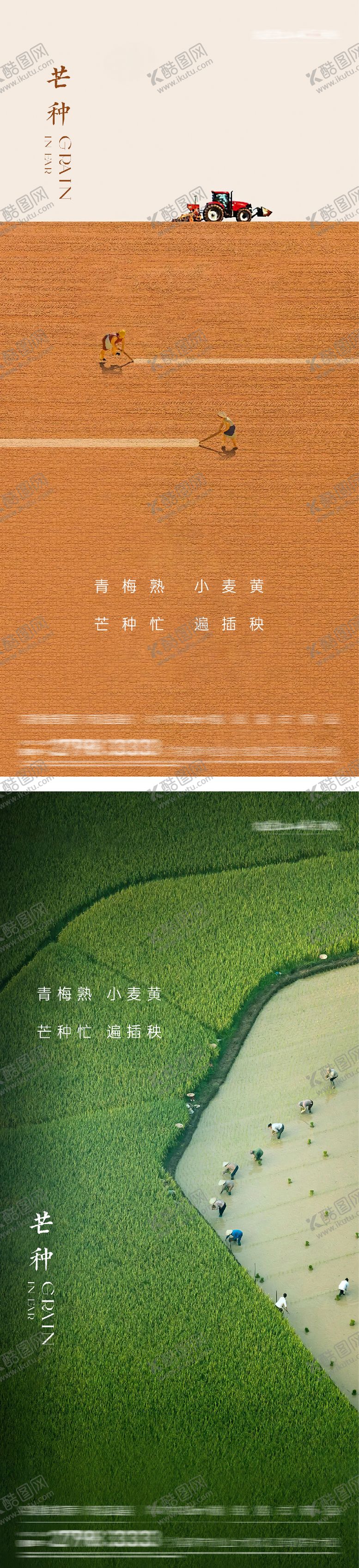 编号：76473106151745441149【酷图网】源文件下载-地产芒种海报