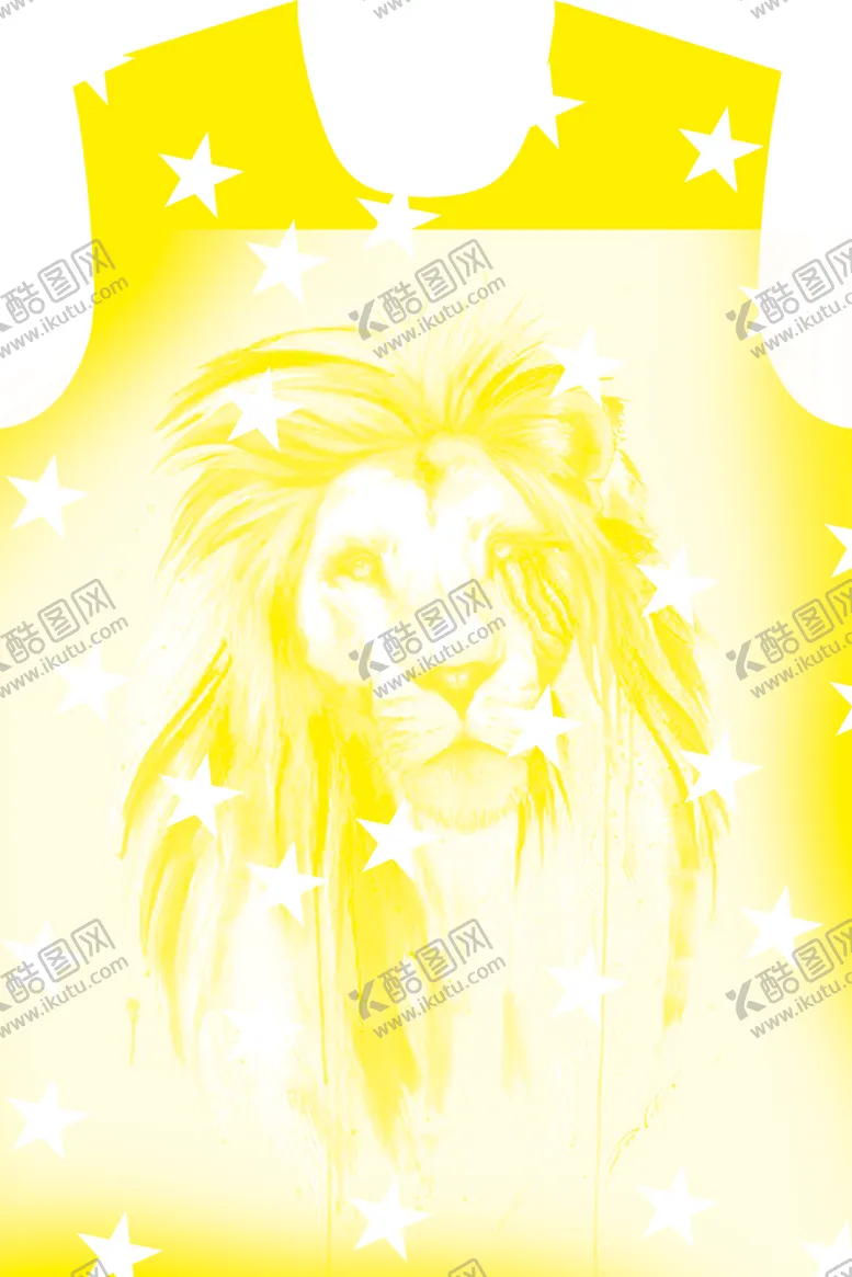 编号：55517106302247343249【酷图网】源文件下载-狮子男装印花大牌
