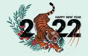 2022年虎年海报