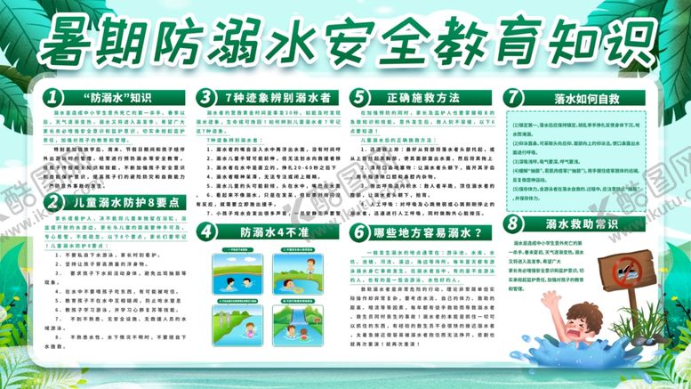 编号：14628707022000203139【酷图网】源文件下载-防溺水