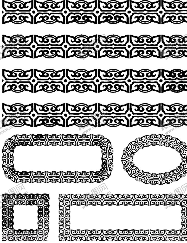 编号：63200809201337457196【酷图网】源文件下载-镂空花图案