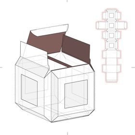 编号：93265409250752166504【酷图网】源文件下载-包装盒刀版图 