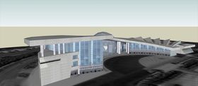 商场会展中心博物馆建筑模型