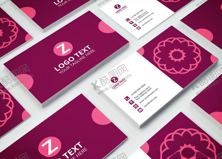 编号：54381109282114482323【酷图网】源文件下载-矢量名片模板