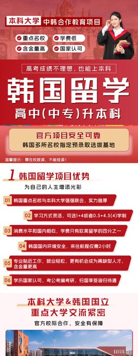 美国留学出国培训招生长图