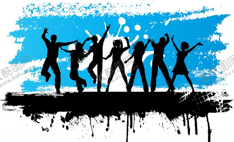 编号：83421506180013353469【酷图网】源文件下载-人群狂欢剪影