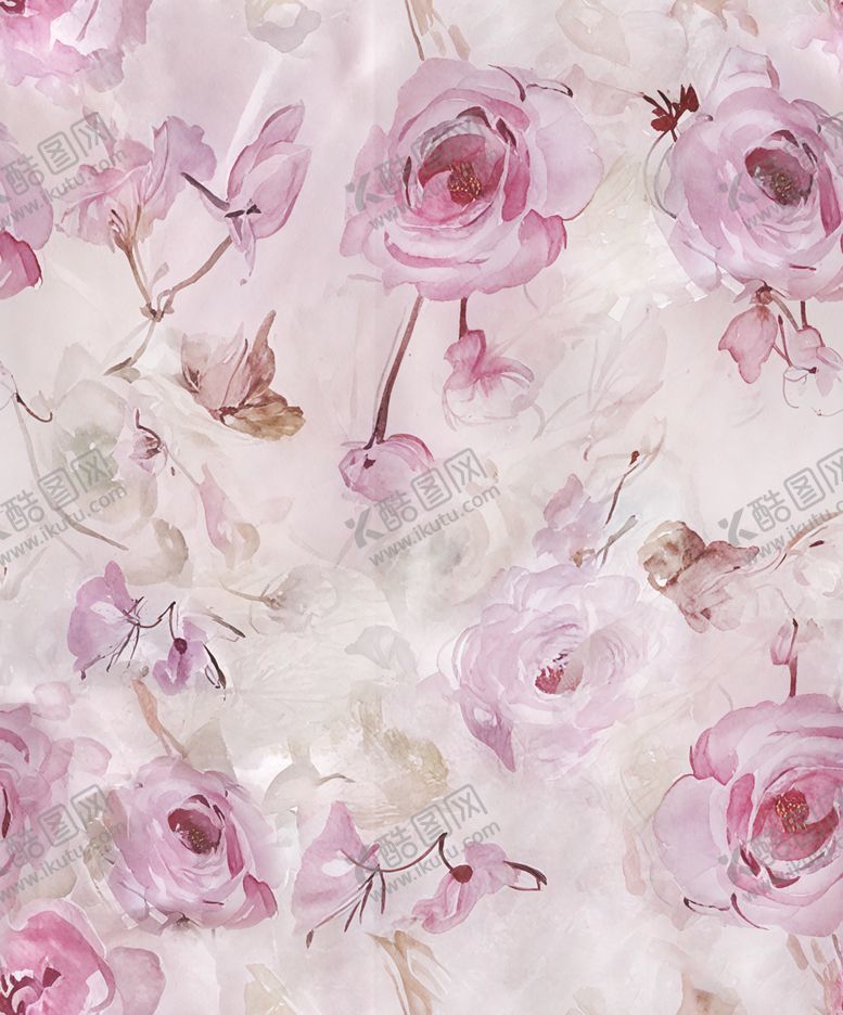 编号：72749704030302555788【酷图网】源文件下载-水彩花