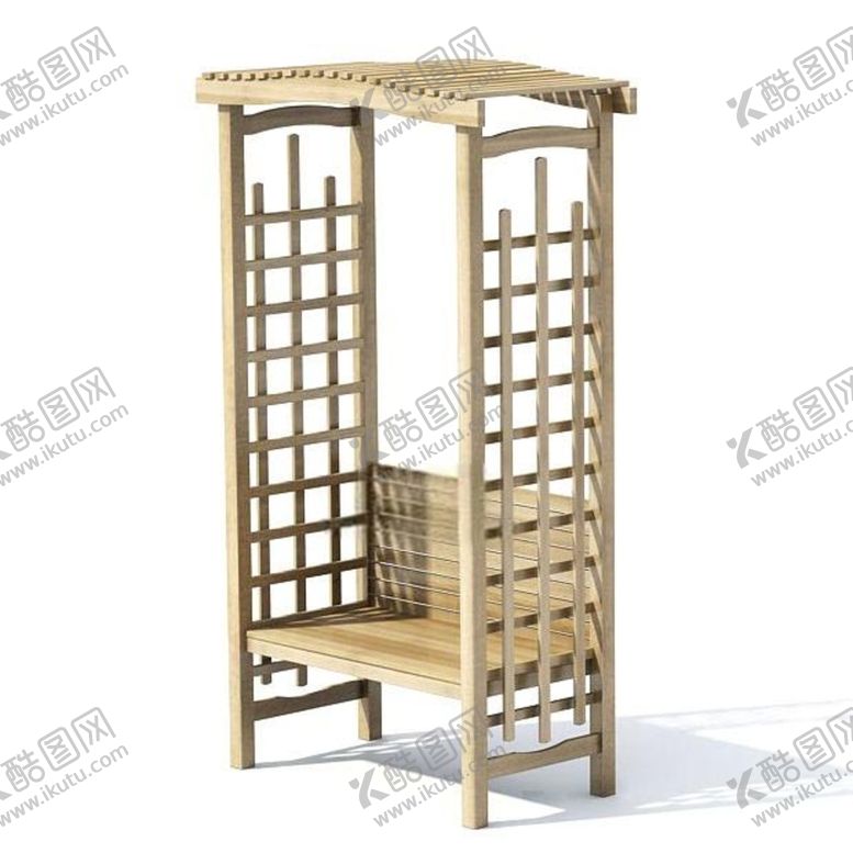 编号：80388101201359205644【酷图网】源文件下载-C4D模型公园长椅