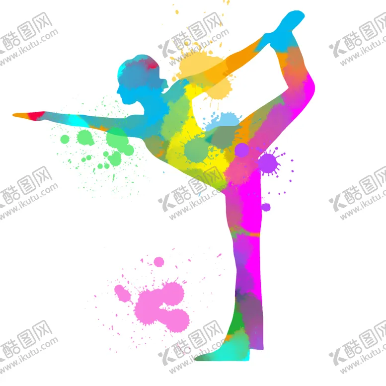 编号：98582804282150544636【酷图网】源文件下载-瑜咖剪影