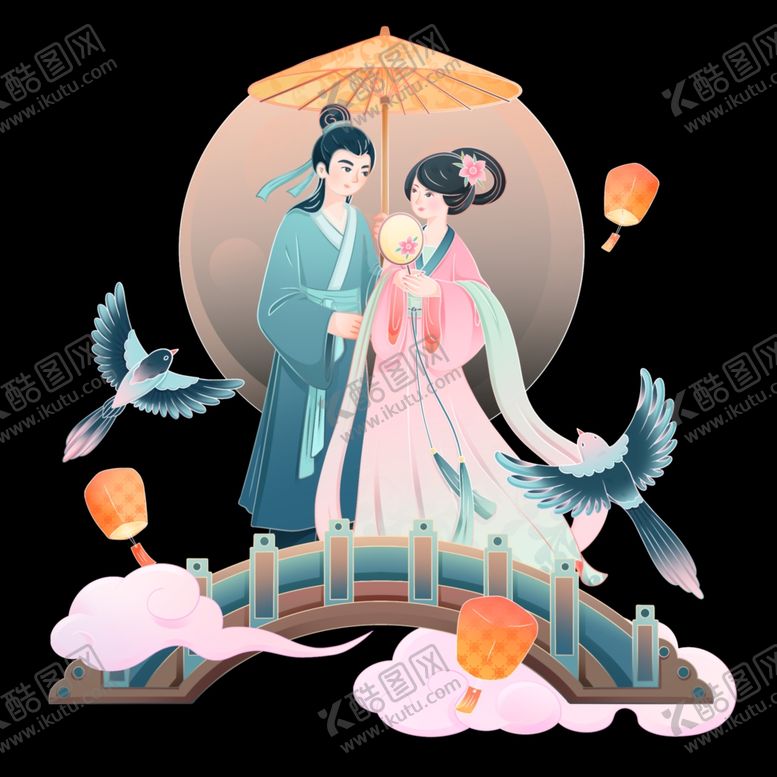 编号：73940502181513111282【酷图网】源文件下载-牛郎织女