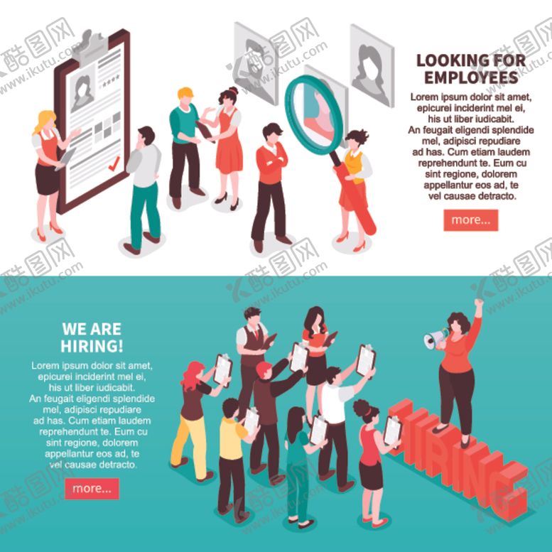 编号：92925509222053328206【酷图网】源文件下载-扁平化工作场景与人物