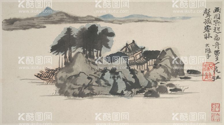 编号：78312509280008576354【酷图网】源文件下载-山水画  