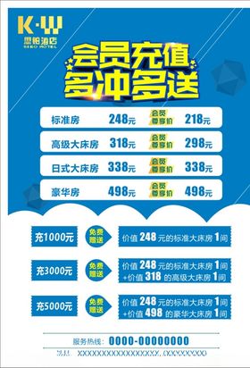 酒店会员充值