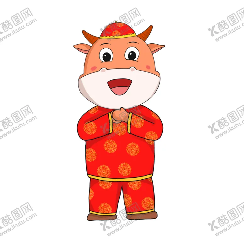 编号：89542404200532079120【酷图网】源文件下载-牛年形象