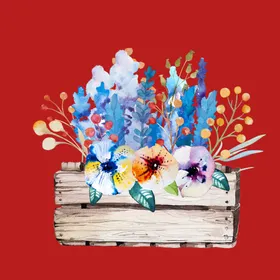 手绘花卉花朵素材素材