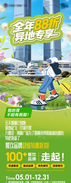 商场推文长图春季夏季旅游特惠