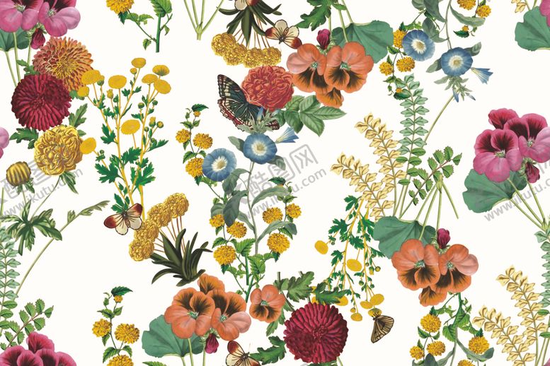 编号：99328409212008572769【酷图网】源文件下载-手绘花