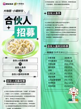 餐饮合伙人招募