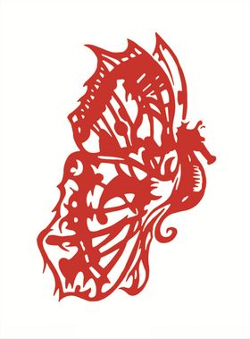 海马飞马飞龙印花腾图图腾
