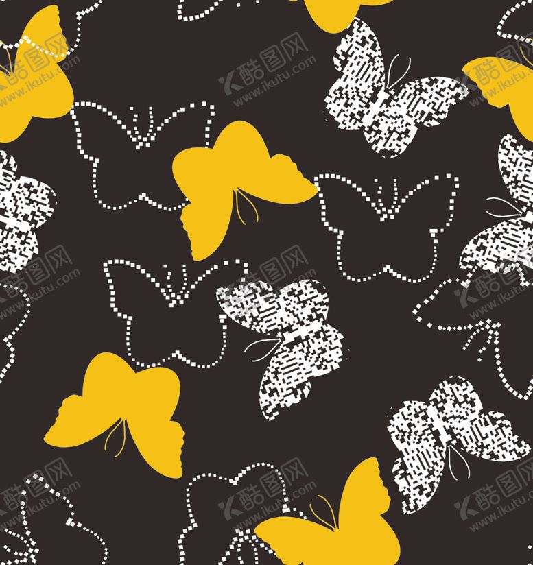 编号：85075709240407341233【酷图网】源文件下载-色块蝴蝶