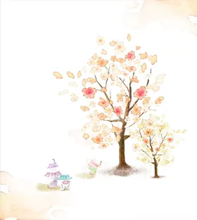 卡通水彩手绘