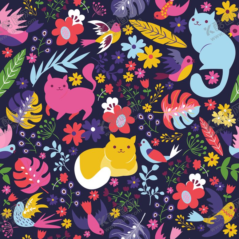 编号：99125509281252014341【酷图网】源文件下载-无缝印花