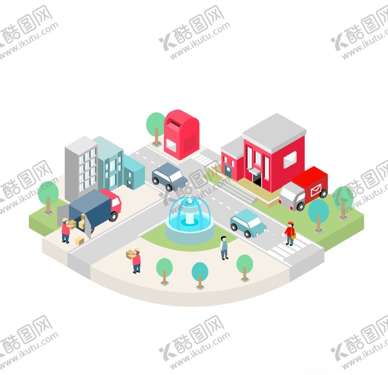 编号：34160706160140433901【酷图网】源文件下载-卡通城市