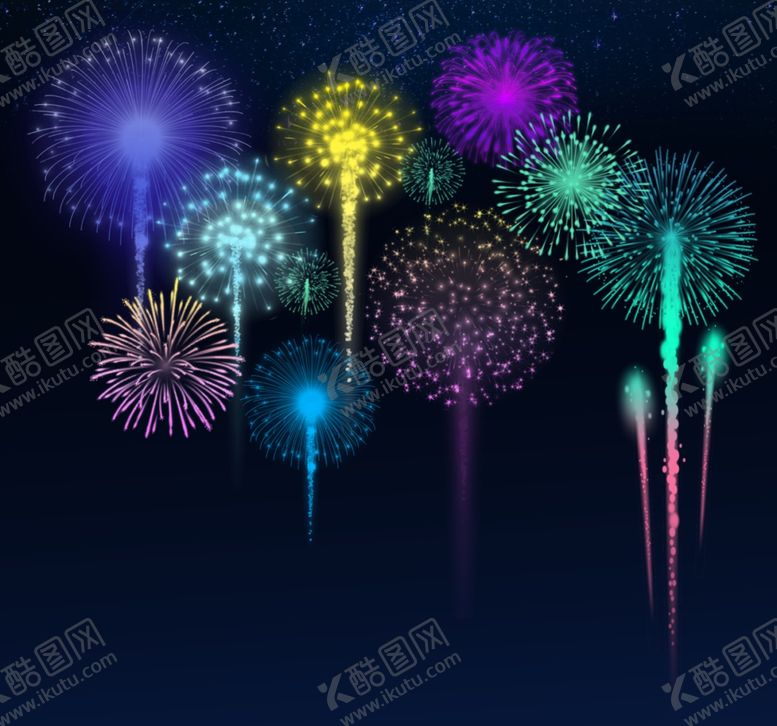 编号：77163509291642301362【酷图网】源文件下载-烟花素材