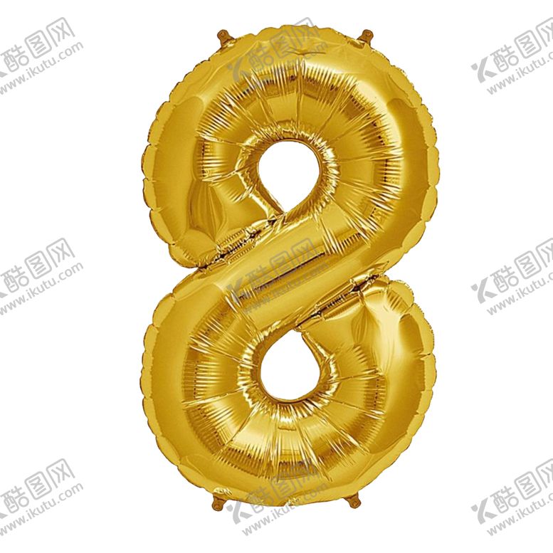 编号：94796806181303304659【酷图网】源文件下载-金色气球字8