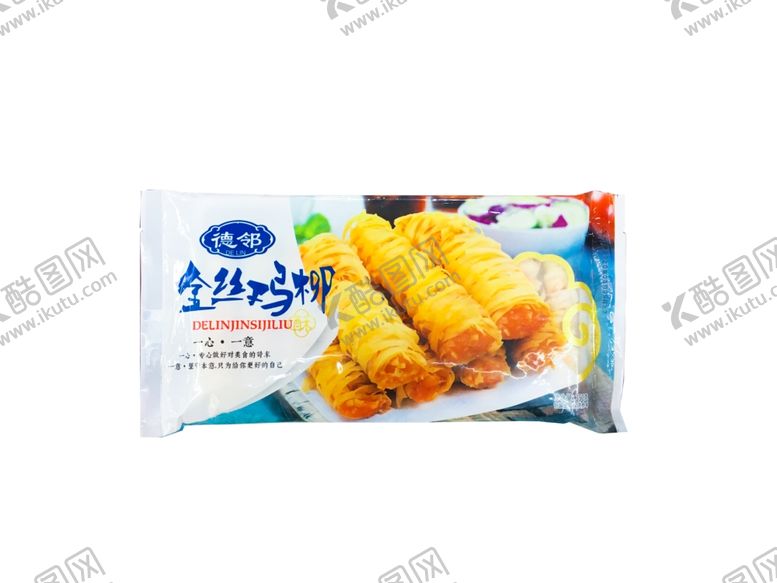 编号：54019904290141027570【酷图网】源文件下载-德邻金丝鸡柳外包装免扣