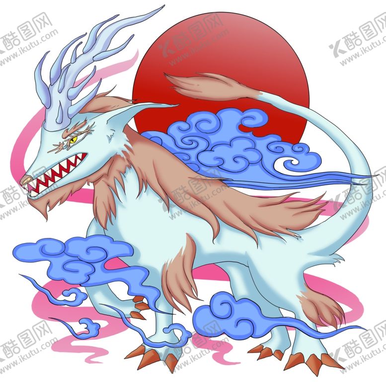 编号：63017702051624572486【酷图网】源文件下载-山海经神兽
