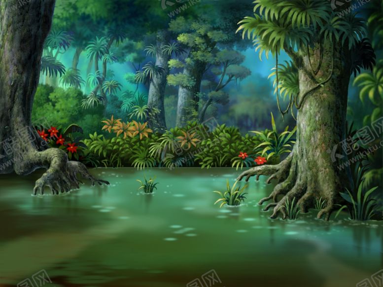 编号：92057009201150205454【酷图网】源文件下载-森林动漫