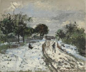 雷诺阿风景油画